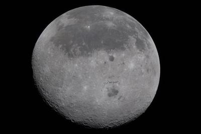 Moon near side craters